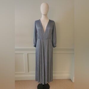 Alice + Olivia blue long sleeve dress